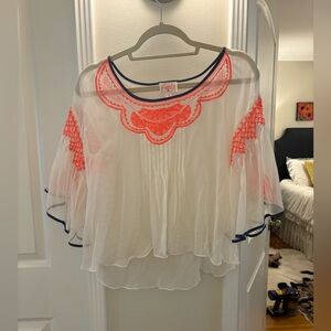 Plenty by Tracy Reece size small sheer blouse